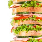 a scooby doo style sandwich stack of 3 sandwiches weight loss and wellness solutions