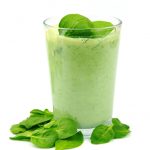 a healthy green spinach infused smoothie, weight loss and wellness solutions