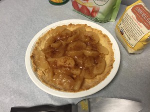 low-carb almond pie