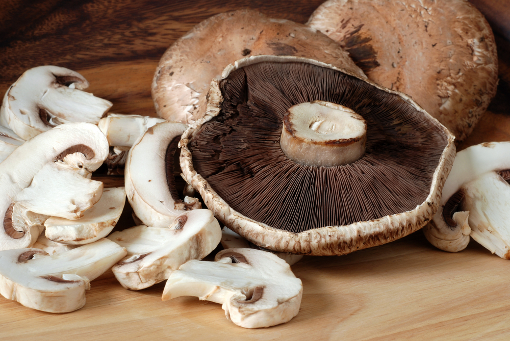 Portobella mushrooms.